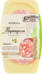 Колбаса вареная КФ ЕГОРЬЕВСКАЯ Мортаделла, категория А, нарезка, 200г