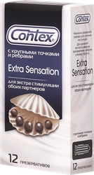 Презервативы CONTEX Extra Sensation, 12шт