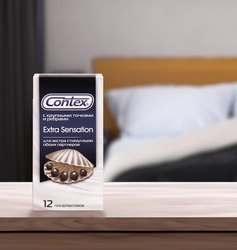 Презервативы CONTEX Extra Sensation, 12шт