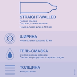 Презервативы DUREX Invisible, 12шт