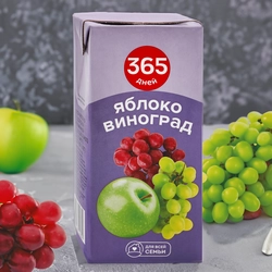 Нектар 365 ДНЕЙ Яблочно-виноградный осветленный, 0.95л