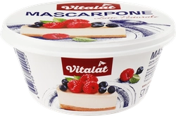 Сыр VITALAT Маскарпоне 80%, без змж, 250г