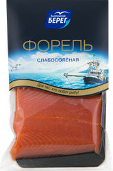 Форель слабосоленая БАЛТИЙСКИЙ БЕРЕГ филе-кусок с кожей, 200г