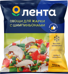 Смесь овощная ЛЕНТА Овощи для жарки, 400г