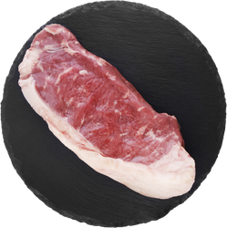 Стейк из мраморной говядины МИРАТОРГ Стриплойн Black Angus, 320г