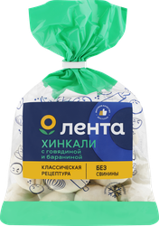 Изображение товара Хинкали ЛЕНТА с говядиной и бараниной, 800г