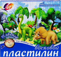 Пластилин восковой ЛУЧ Фантазия, 12 цветов Арт. 25С1523-08