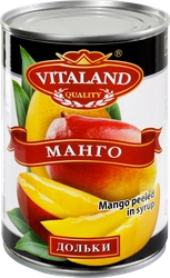 Манго VITALAND дольки, 425г