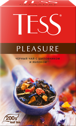 Изображение товара Чай черный TESS Pleasure с ароматом тропических фруктов и растительными компонентами байховый, листовой, 200г