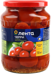 Томаты маринованные ЛЕНТА черри, 720мл