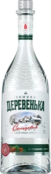 Водка ЗИМНЯЯ ДЕРЕВЕНЬКА Кедровая на солодовом спирте особая 40%, 0.5л