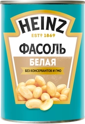 Фасоль белая HEINZ в собственном соку, 400г