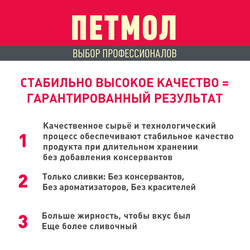 Сливки ультрапастеризованные ПЕТМОЛ Для взбивания 33%, без змж, 1000г