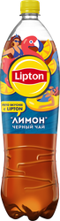 Напиток LIPTON Холодный чай со вкусом лимона негазированный, 1.5л
