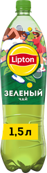 Напиток LIPTON Холодный зеленый чай негазированный, 1.5л