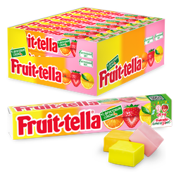 Конфета жевательная FRUIT-TELLA Ассорти, 41г