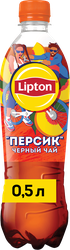 Напиток LIPTON Освежающий чай со вкусом персика негазированный, 0.5л