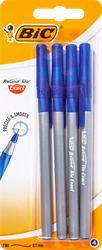 Набор шариковых ручек BIC Round Stic Exact 0,7мм синий Арт. 932857, 4шт