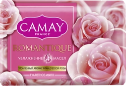 Туалетное мыло CAMAY Romantique с ароматом французской розы, 85г