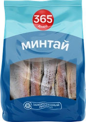 Минтай замороженный 365 ДНЕЙ без головы, 1000г