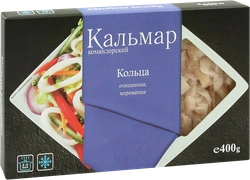 Кальмар замороженный AQUA PRODUKT кольца, 400г