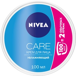 Крем для лица NIVEA Care увлажняющий, для всех типов кожи, 100мл