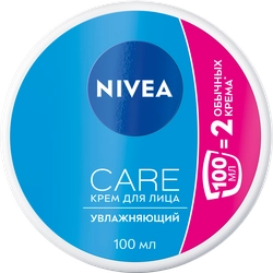 Крем для лица NIVEA Care увлажняющий, для всех типов кожи, 100мл