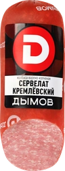 Колбаса копчено-вареная ДЫМОВ Сервелат Кремлевский со срезом, 330г