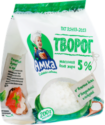 Творог АМКА 5%, без змж, 200г