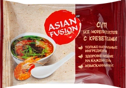 Суп ASIAN FUSION из морепродуктов с креветками, 12г