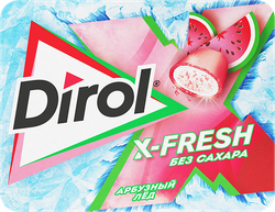 Жевательная резинка DIROL X-fresh Арбузный лед, 16г