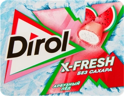 Жевательная резинка DIROL X-fresh Арбузный лед, 16г