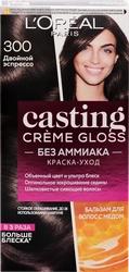 Краска-уход для волос CASTING CREME GLOSS 300 Двойной эспрессо, без аммиака, 180мл