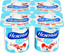 Продукт йогуртный CAMPINA Нежный Ягодное мороженое 1,2%, без змж, 100г