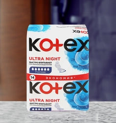 Прокладки ночные KOTEX Ultra, 14шт