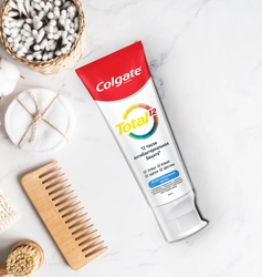 Зубная паста COLGATE Total 12 Профессиональная чистка, гель со специальным ингредиентом для гладких и блестящих зубов, с цинком и аргинином для антибактериальной защиты, 75мл