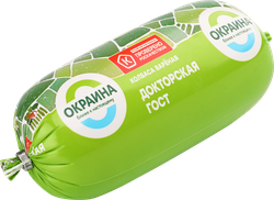 Колбаса вареная ОКРАИНА Докторская, 500г