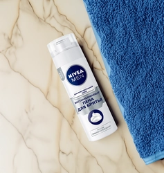 Пена для бритья NIVEA Men Восстанавливающая, для чувствительной кожи, 200мл