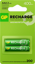 Аккумулятор GP AAA 400 мАч, 2шт