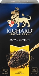 Чай черный RICHARD Royal Ceylon Цейлонский байховый, 25пак