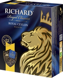 Чай черный RICHARD Royal Ceylon Цейлонский байховый, 100пак