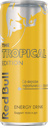 Изображение товара Напиток энергетический RED BULL Tropical Edition тонизирующий газированный, 0.25л