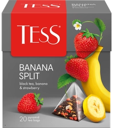 Чай черный TESS Banana Split, 20пир