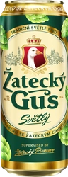 Пиво светлое ZATECKY GUS пастеризованное 4,6%, 0.45л