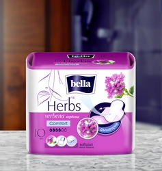 Прокладки BELLA Herbs Verbena Comfort Softiplait, 10шт