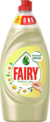 Изображение товара Средство для мытья посуды FAIRY Нежные руки Ромашка и витамин Е, 900мл