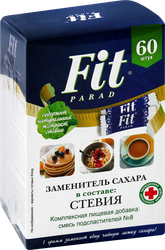 Заменитель сахара FITPARAD Стевия №8, 60шт