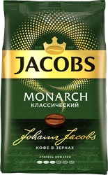 Кофе зерновой JACOBS Monarch/Monarch Original натуральный жареный, 800г