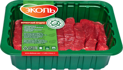 Бефстроганов говяжий ЭКОЛЬ, 400г