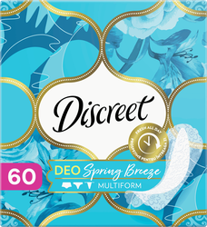 Изображение товара Прокладки ежедневные DISCREET Multiform Deo Spring Breeze, 60шт